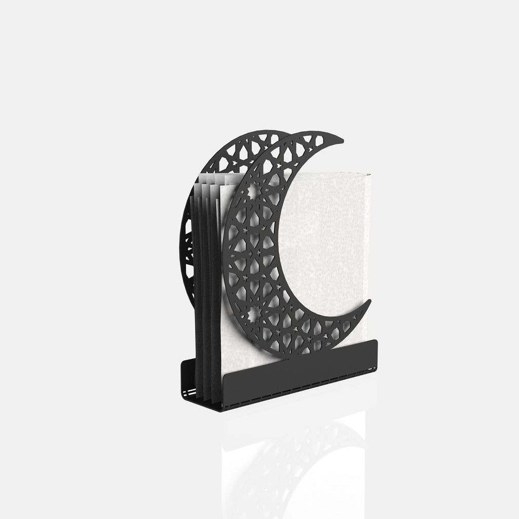 Crescent Metal Napkin Holder