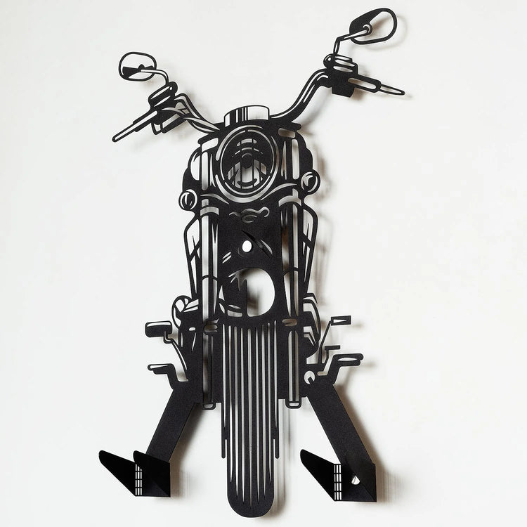 Personalized Metal Motorcycle Helmet Wall Hanger