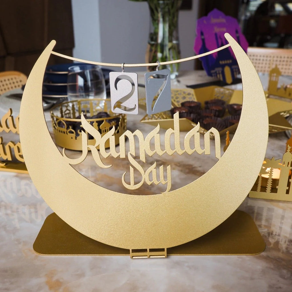 Ramadan Calendar Tabletop Decor