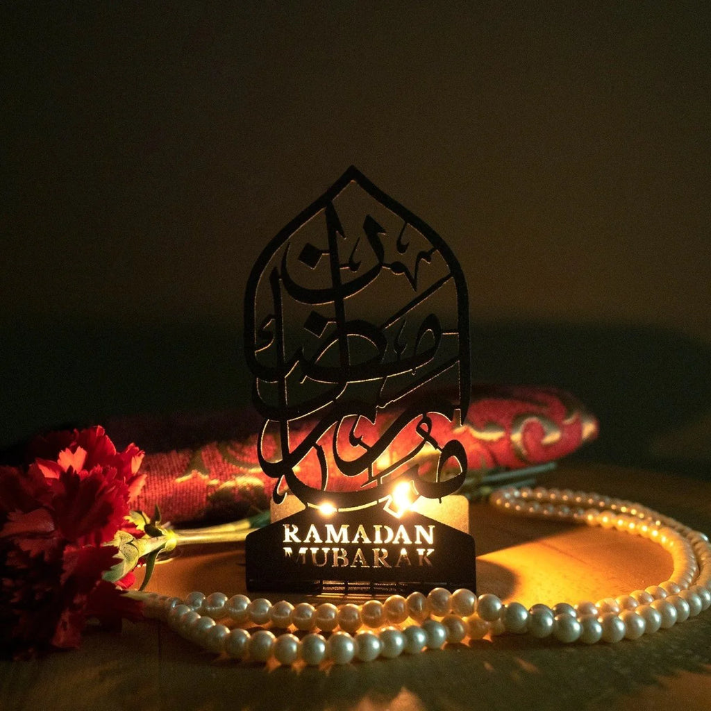 Ramadan Mubarak Metal Candle Holder -  OG008