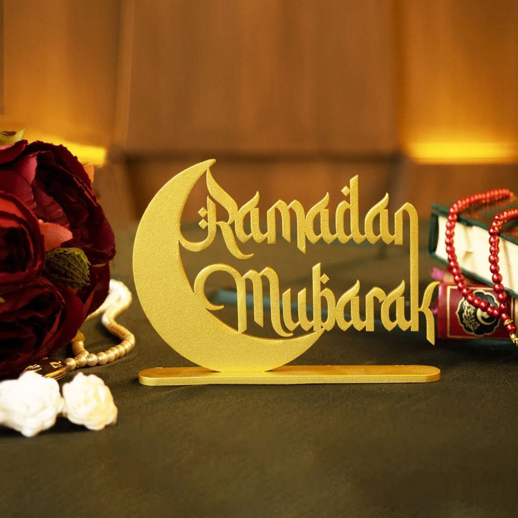 Ramadan Mubarak Metal Tabletop Decor - OG107