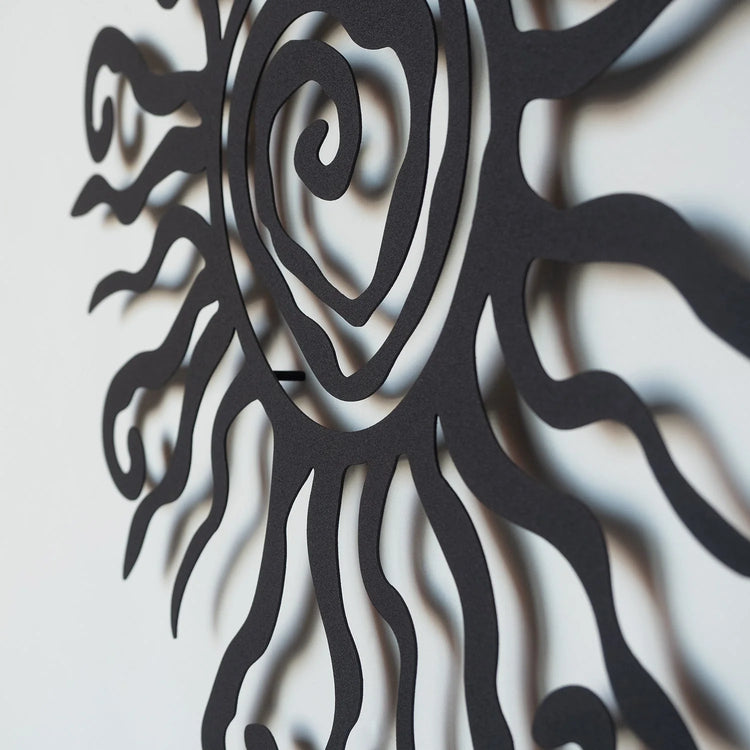 Whacky Sun Metal Wall Art