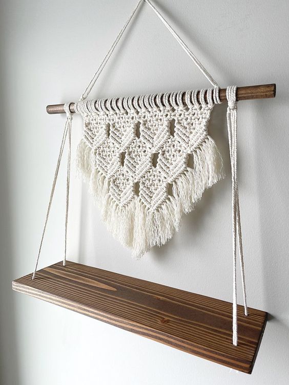 Macrame Selves Home Plant Hanger