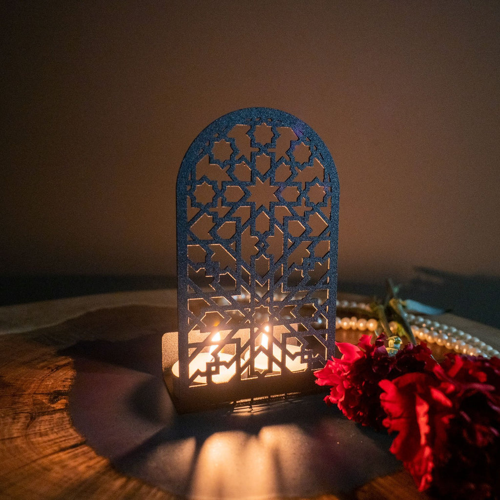 Islamic Pattern Metal Candle Holder