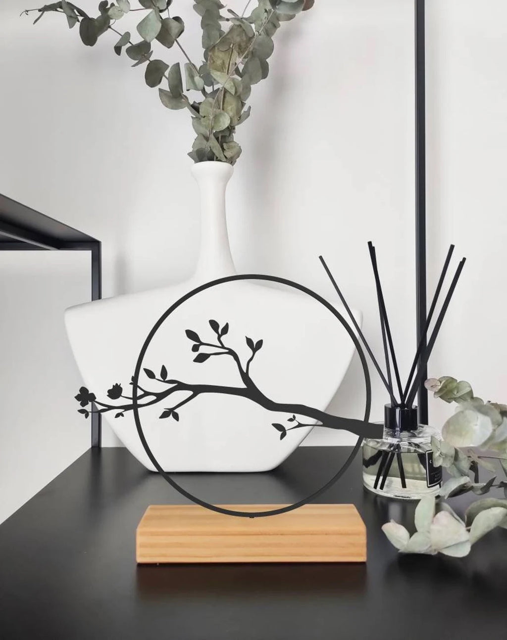 "Sakura" Shelf Decor, Home and Office Decor