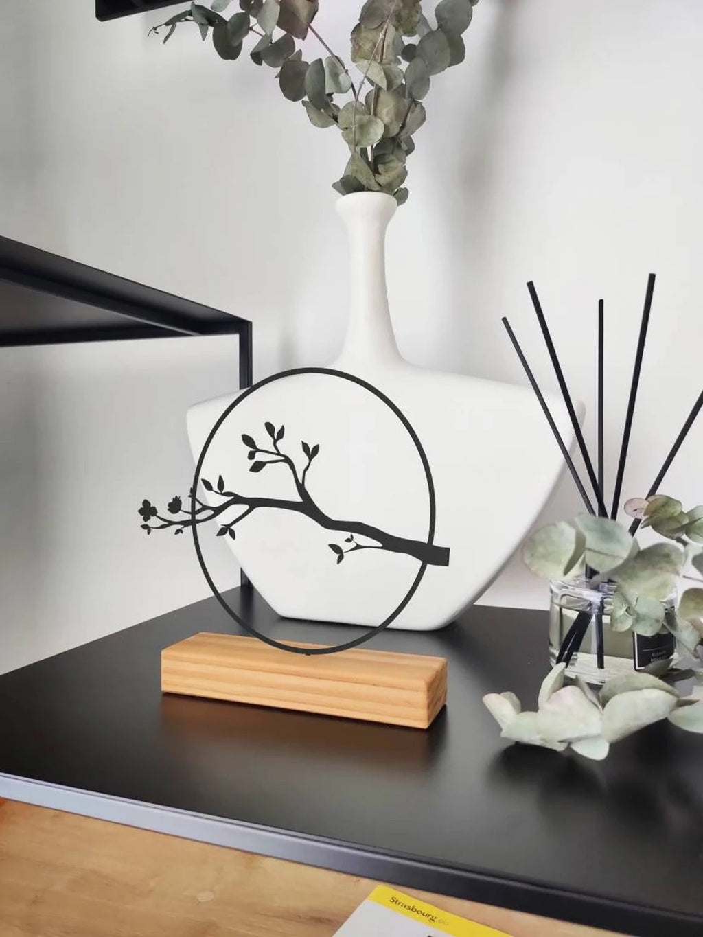 "Sakura" Shelf Decor, Home and Office Decor