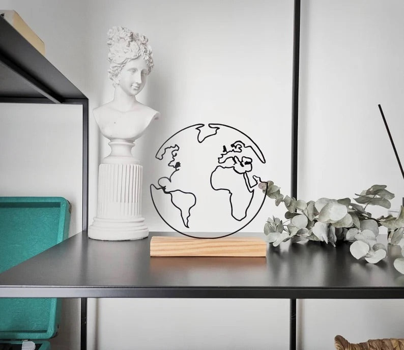 World Globe Home & Office Shelf Decor