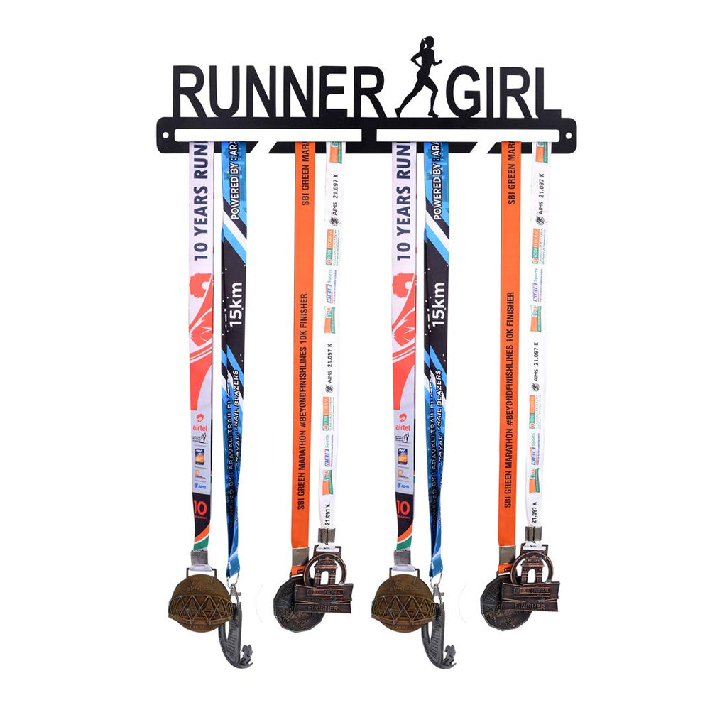 Runner Girl Medal Holder