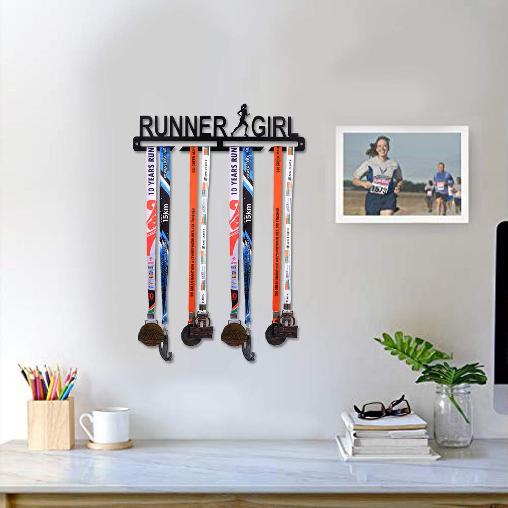 Runner Girl Medal Holder