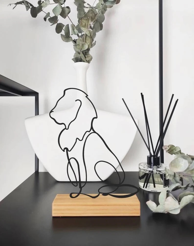 Lion Shelf Decor