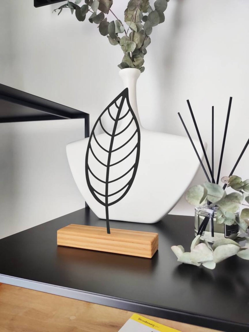 Leaf Shelf - Home - Office Decor