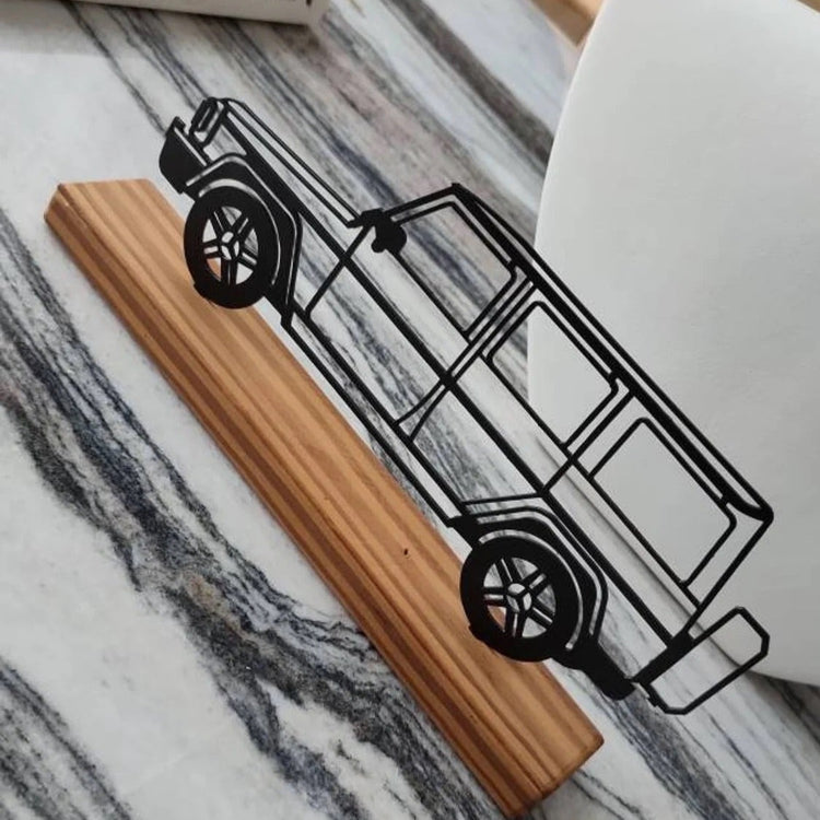 Minimal design " G class SUV " metal home and office shelf decor