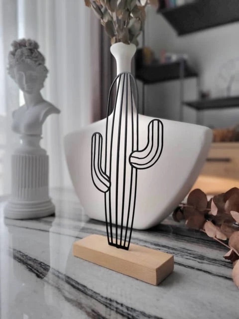 Minimal design " Cactus " home, office shelf, table decor