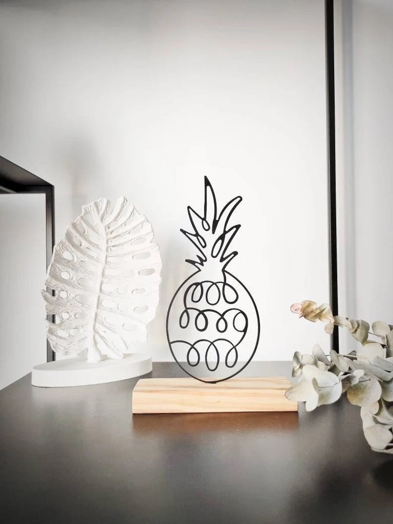 Pineapple Shelf Decor