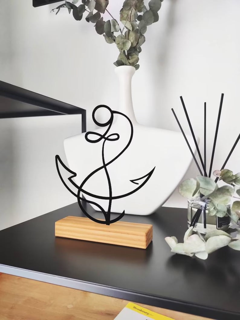 Anchor shelf decor