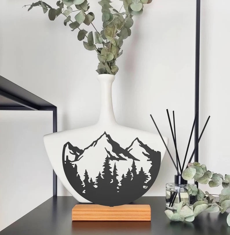 Nature Theme shelf decor