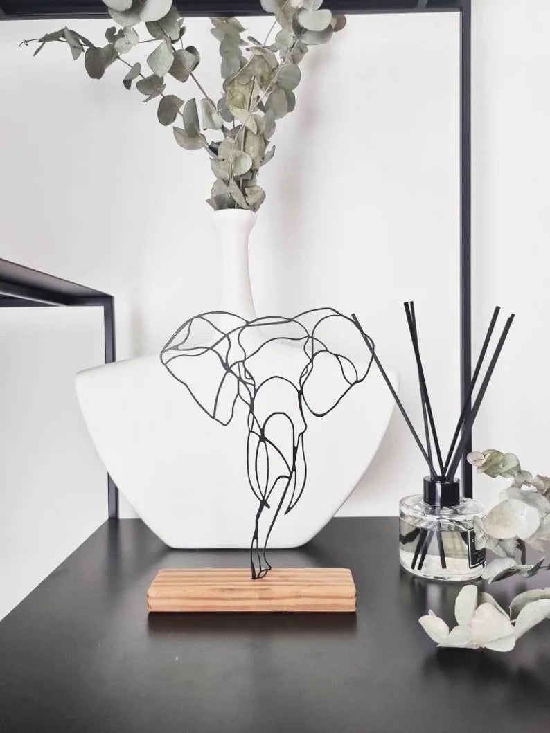 Elephant Shelf Decor