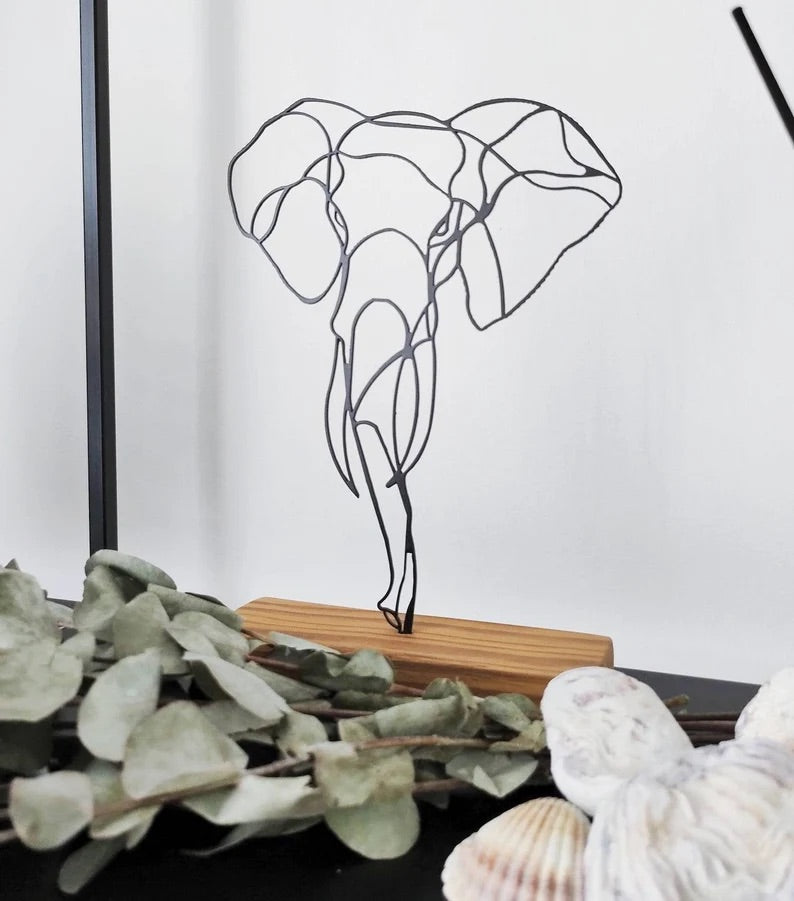 Elephant Shelf Decor