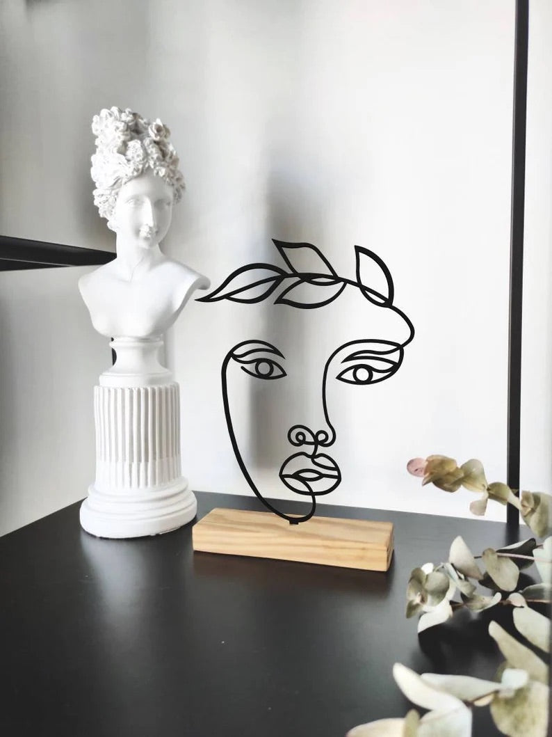 Helen Face Shelf Decor