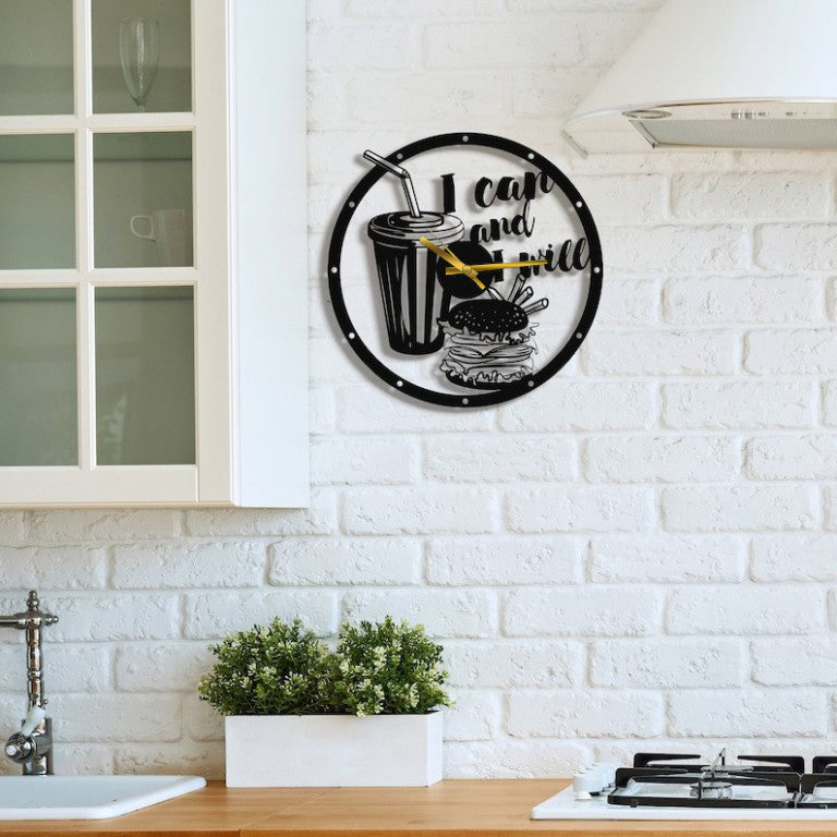 Happy meal wall clock