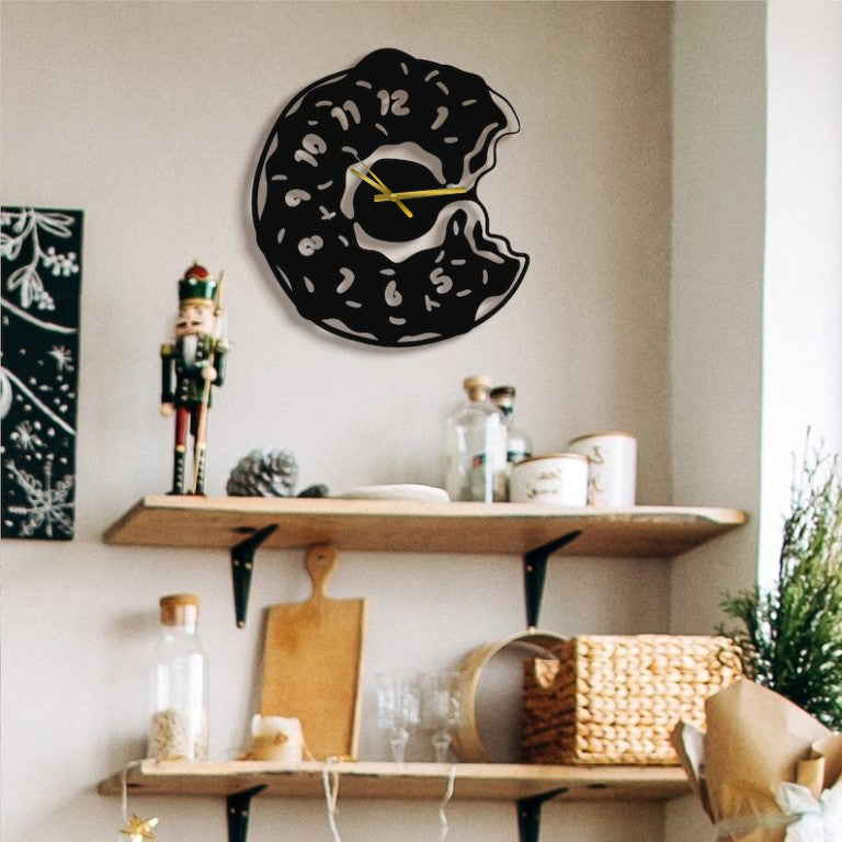 Donut wall clock