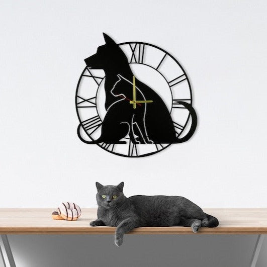 Veterinarian reflection wall clock