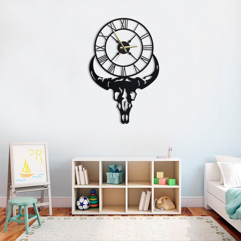 Buffalo help wall clock