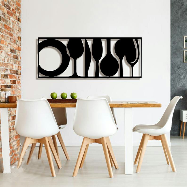 Kitchen Wall Signs Metal Wall Art