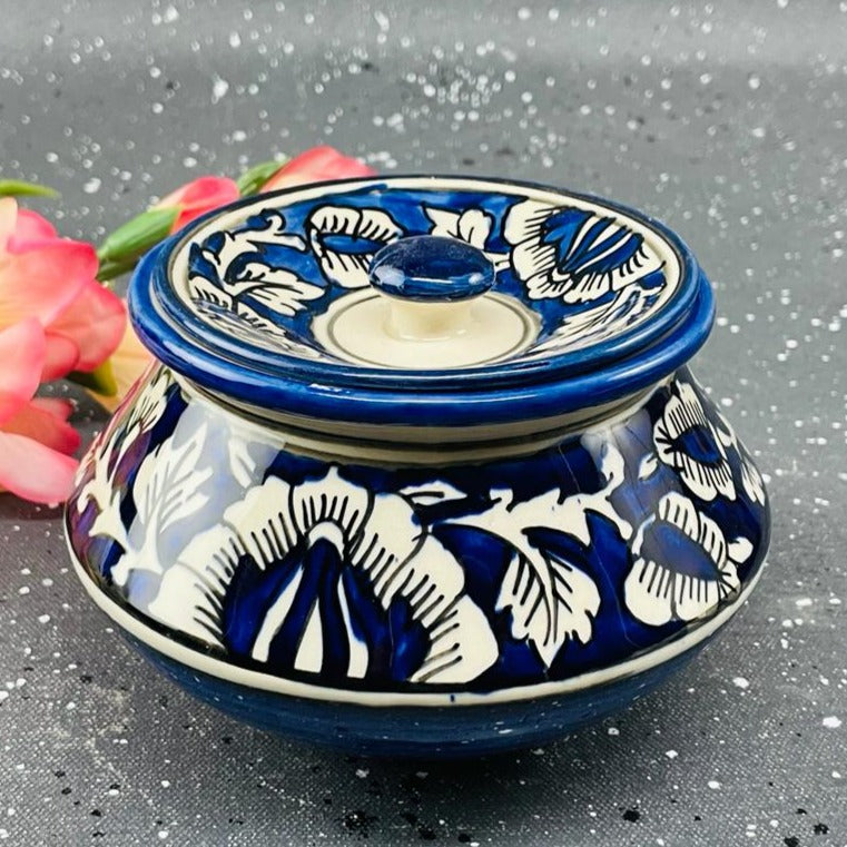 Blue Handi with Lid