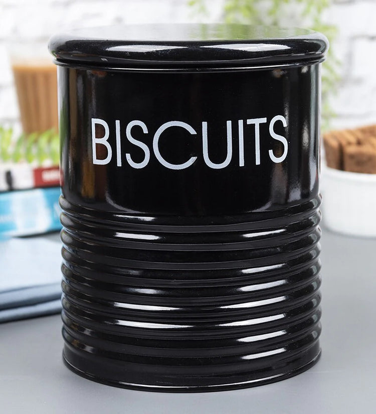 Biscuits Canister (Black)