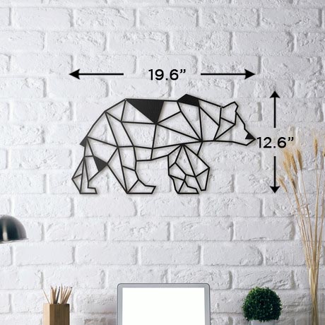 BEAR Metal Wall Art