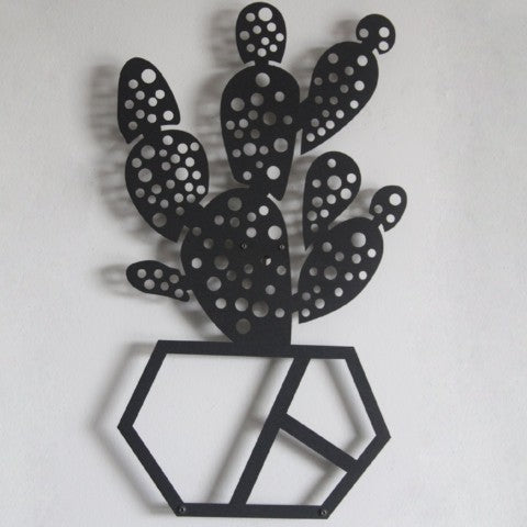 CACTUS METAL WALL ART