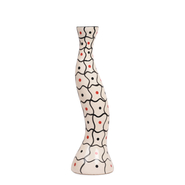 Dotted Decorative Ceramic Vase