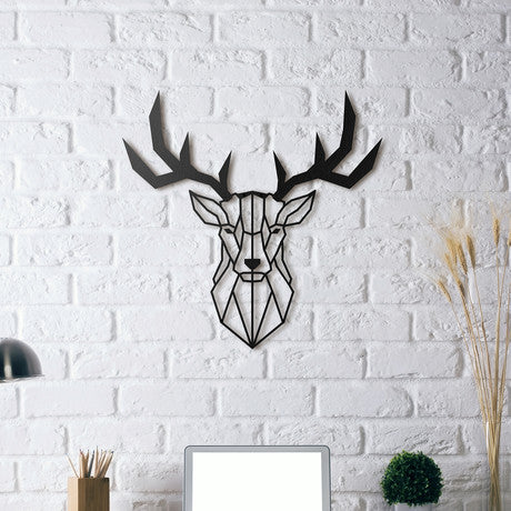 DEER HEAD Metal Wall Art