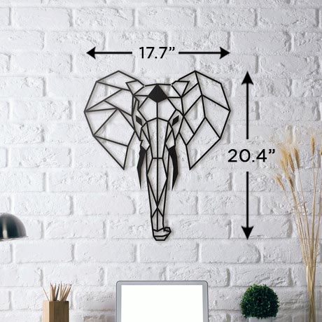 ELEPHANT Metal Wall Art