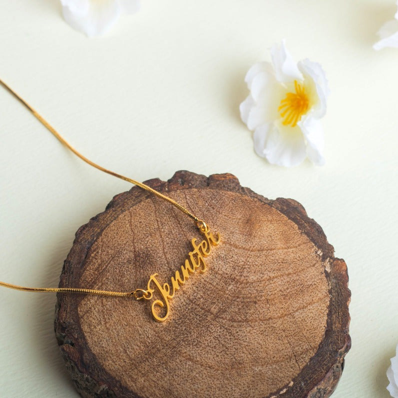 Floret Name Necklace