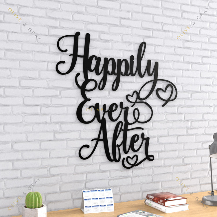 Happily Ever After Metal Wall Art