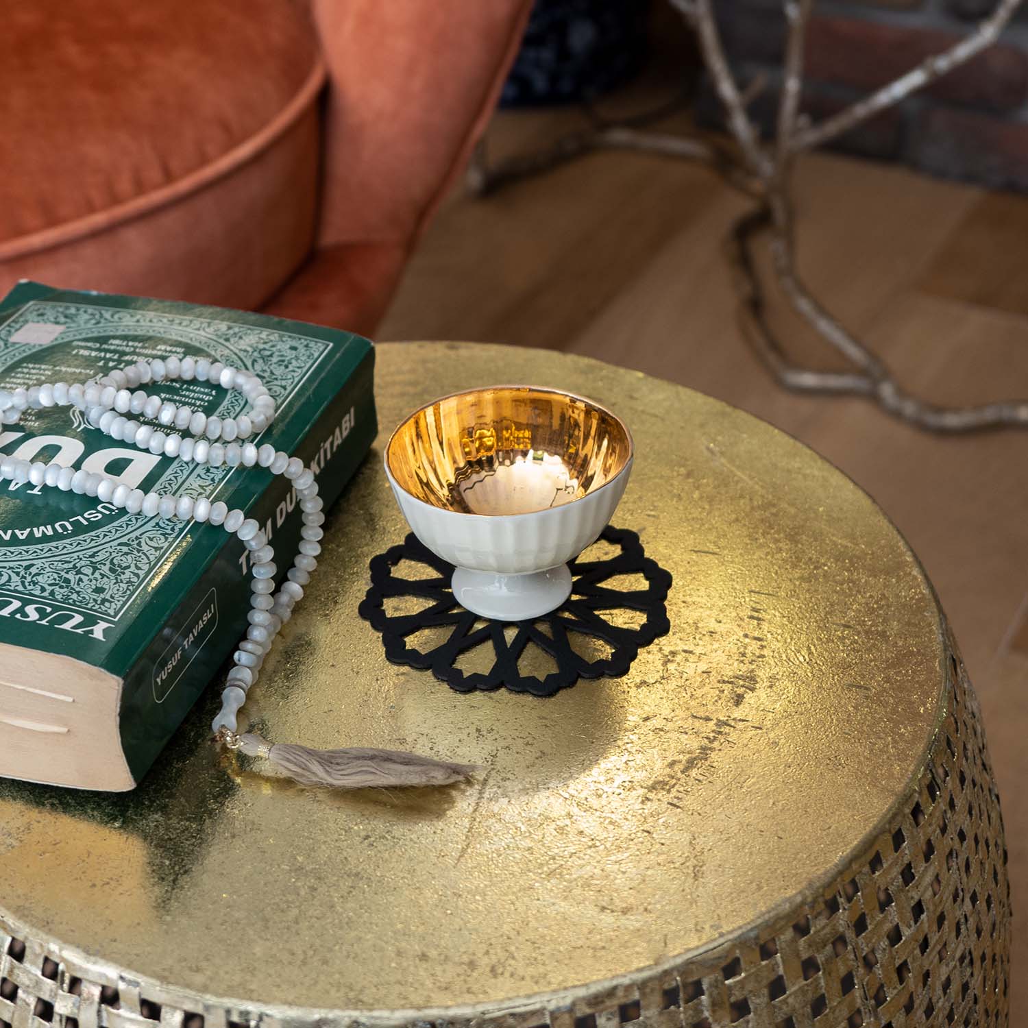 Islamic Flower Pattern Coasters – oliveandgray