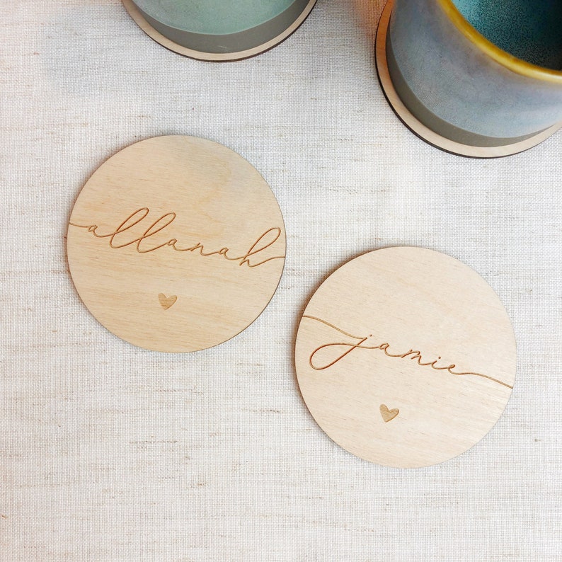 Personalised Couples Coaster Set