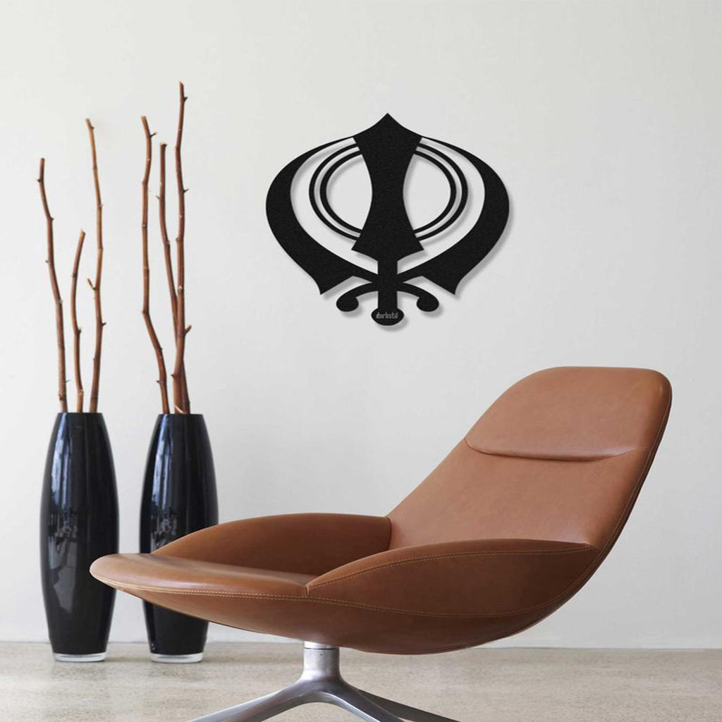 Khanda Metal Metal Wall Art