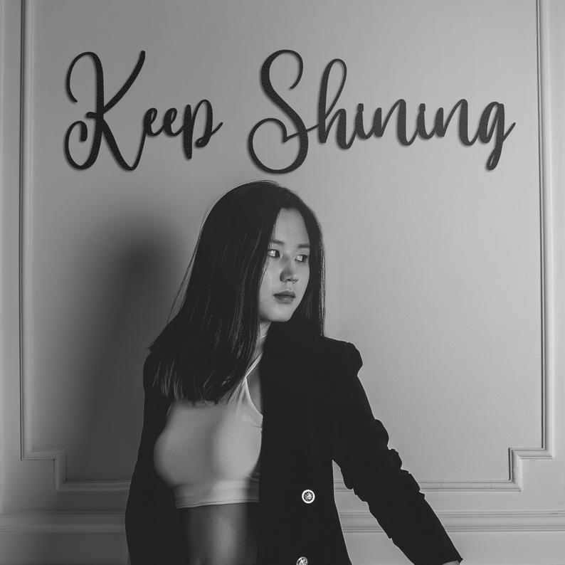 Keep Shining - Metal Wall Art