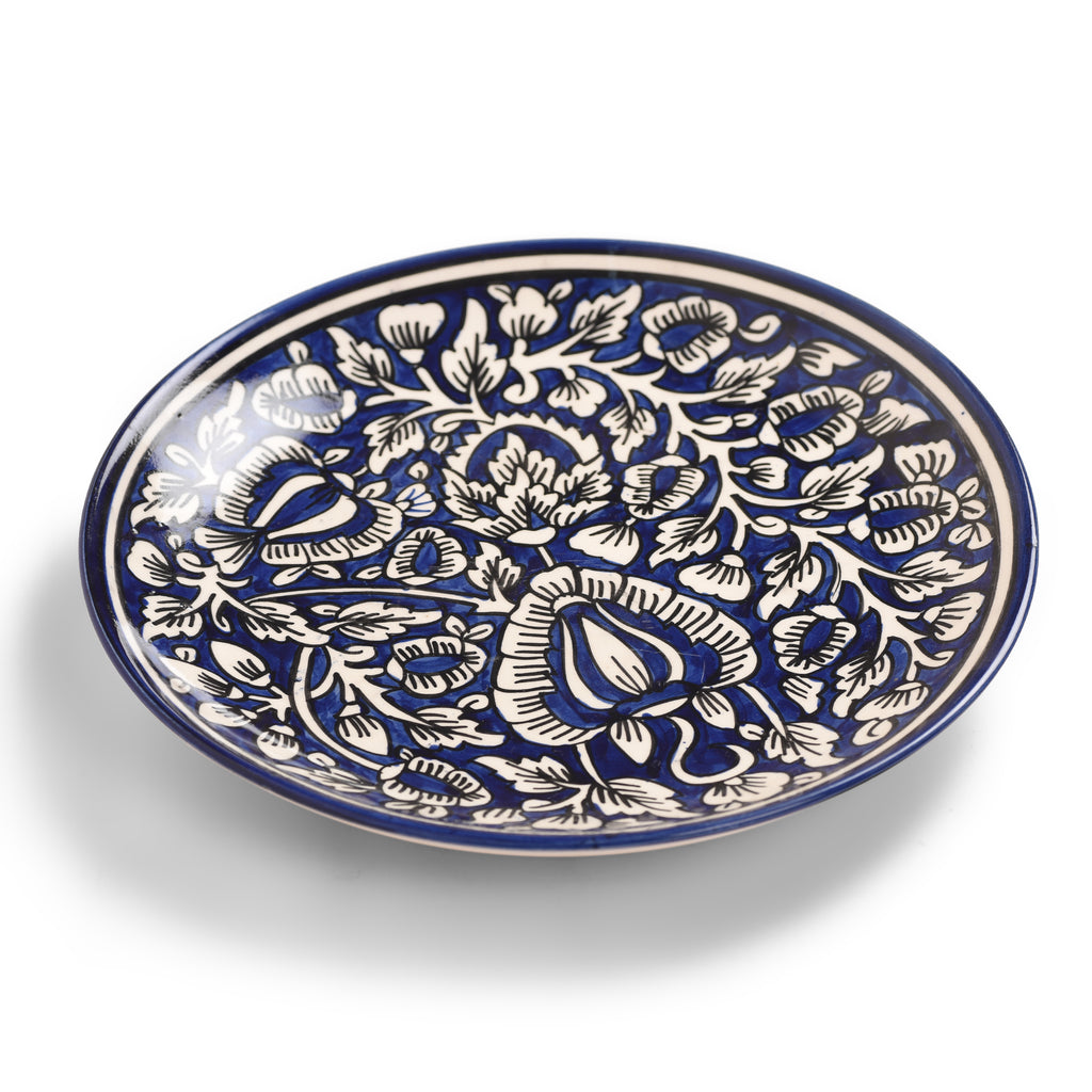 Mughal Print Ceramic Dinner Plates (Set of 2)