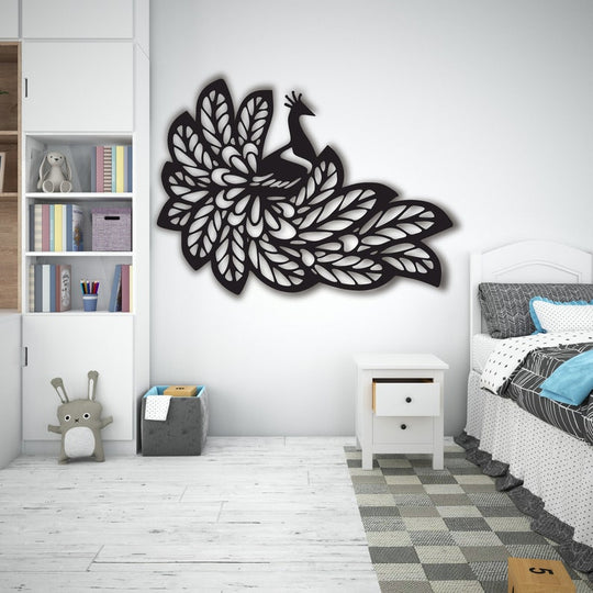 Peacock wall art