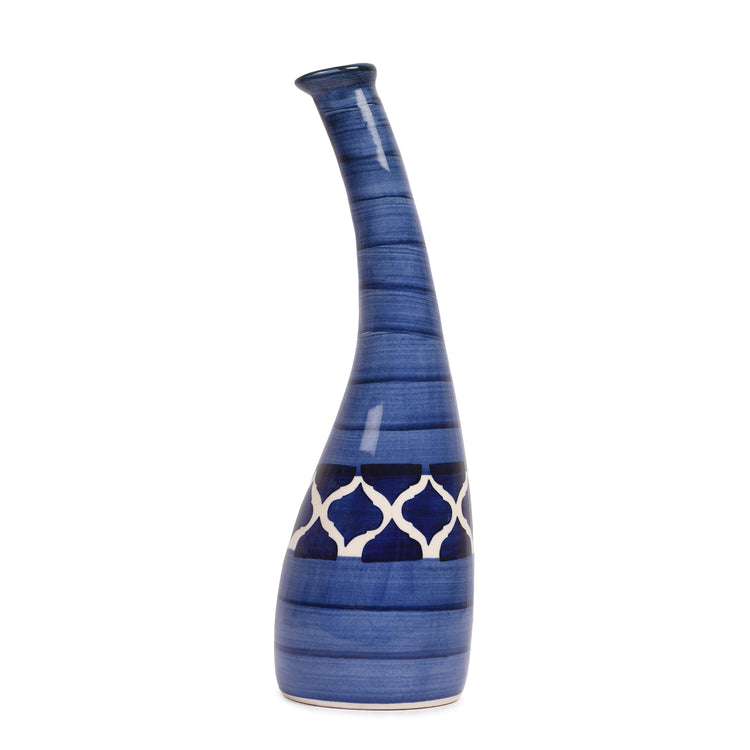 Sleek Flower Decorative Ceramic Vase for Home and Office