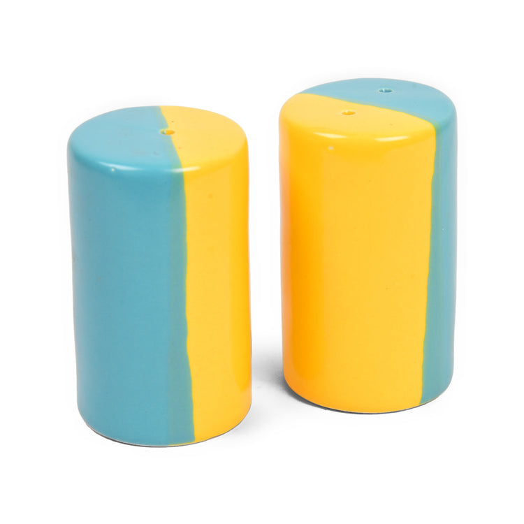 Dual Color Salt-Pepper Shaker Container (Set of 2)
