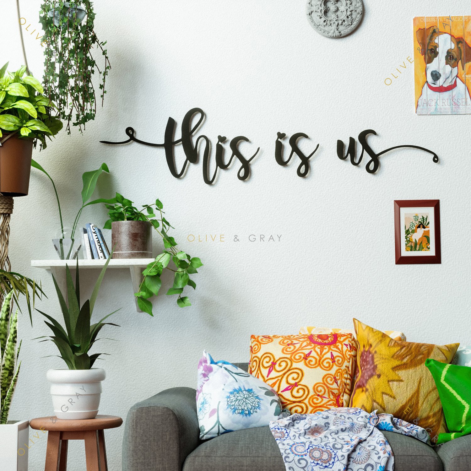 This is Us Metal Wall Art oliveandgray