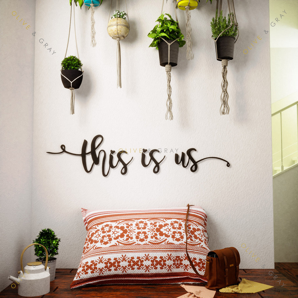 This is Us Metal Wall Art