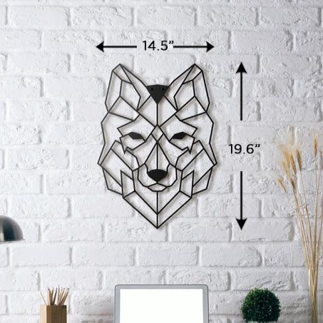 WOLF Metal Wall Art